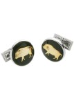 Boutons de manchettes sanglier Laksen