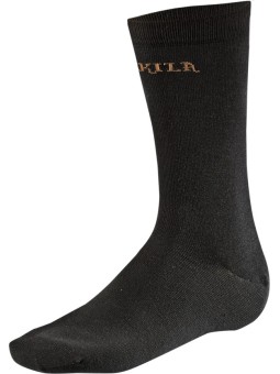 Chaussettes noires Härkila Coolmax II liner liner