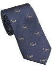 Cravate Laksen Cerf bleu marine