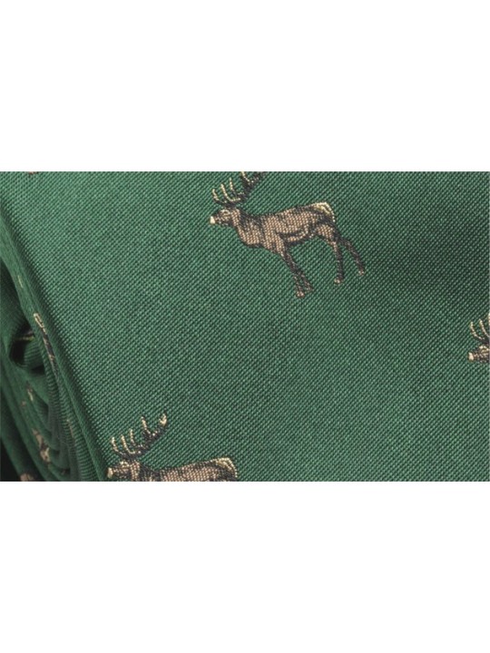 Cravate Laksen Cerf vert