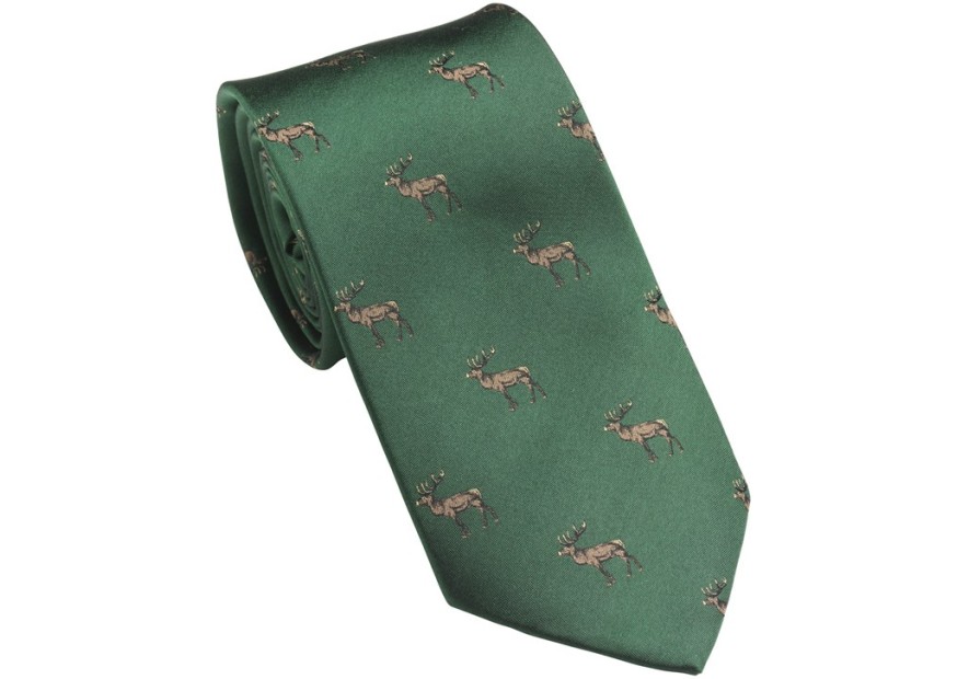 Cravate Laksen Cerf vert