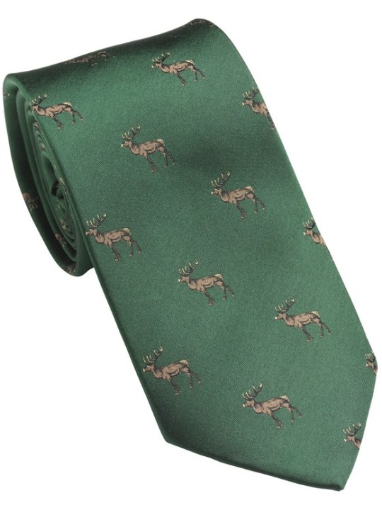 Cravate Laksen Cerf vert