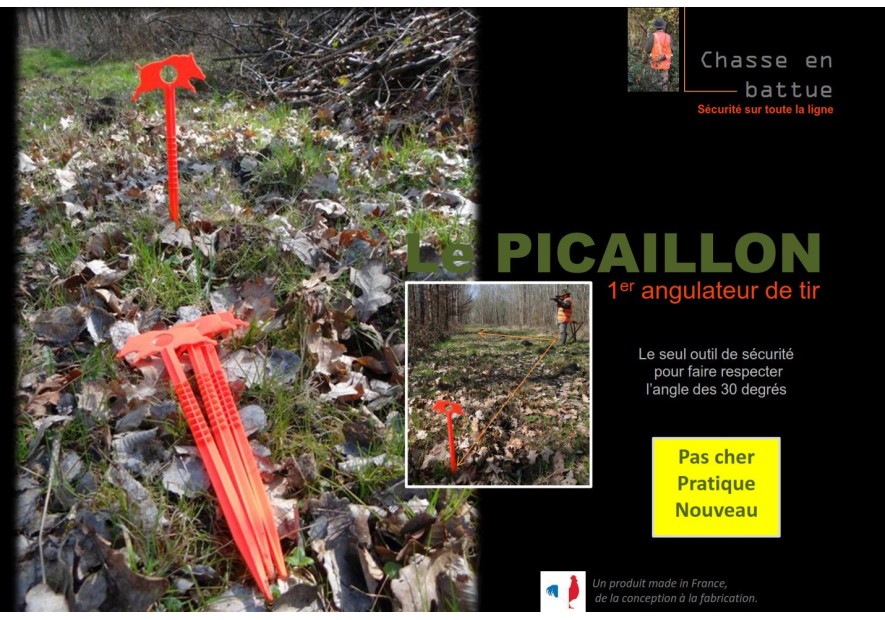 Piquet angulateur de tir Picaillon