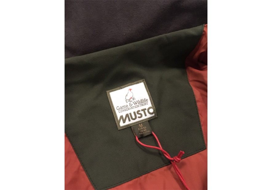intérieur de la veste de chasse MUSTO modèle Highland