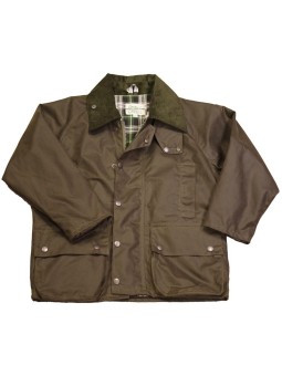 Veste huilée pour enfant Lovergreen - Vêtement de chasse