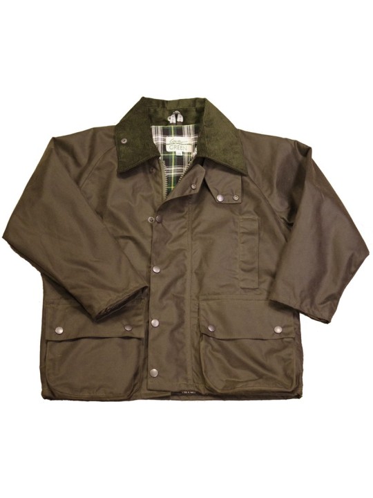 Veste huilée pour enfant Lovergreen - Vêtement de chasse