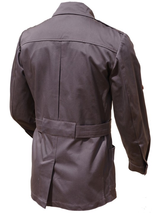 Veste saharienne verte Almazan Paris