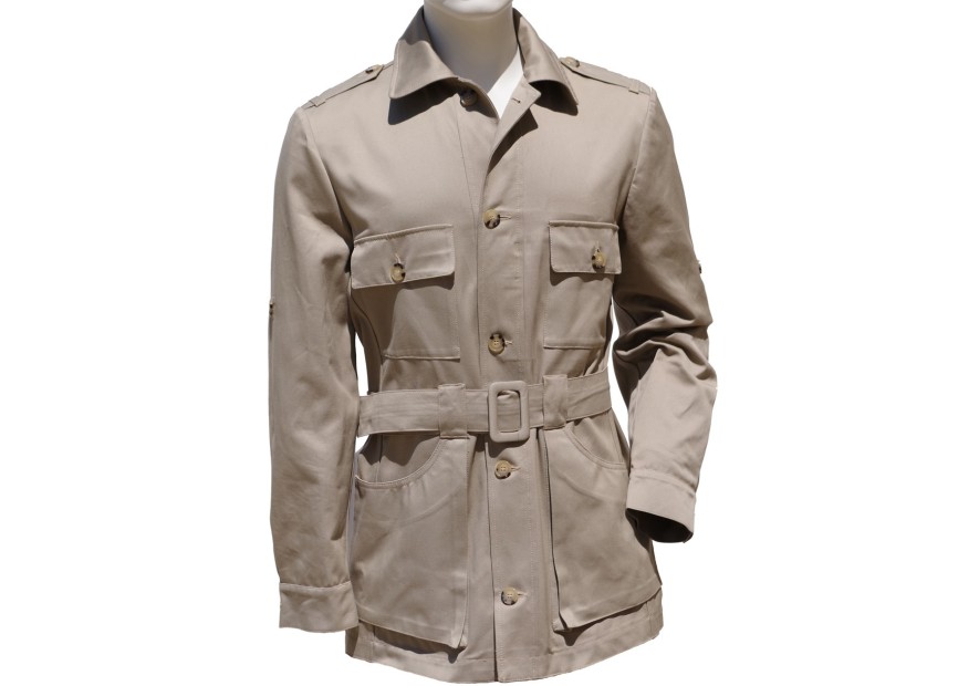 Veste saharienne beige Almazan Paris