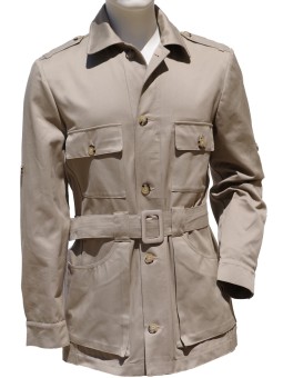 Veste saharienne beige Almazan Paris