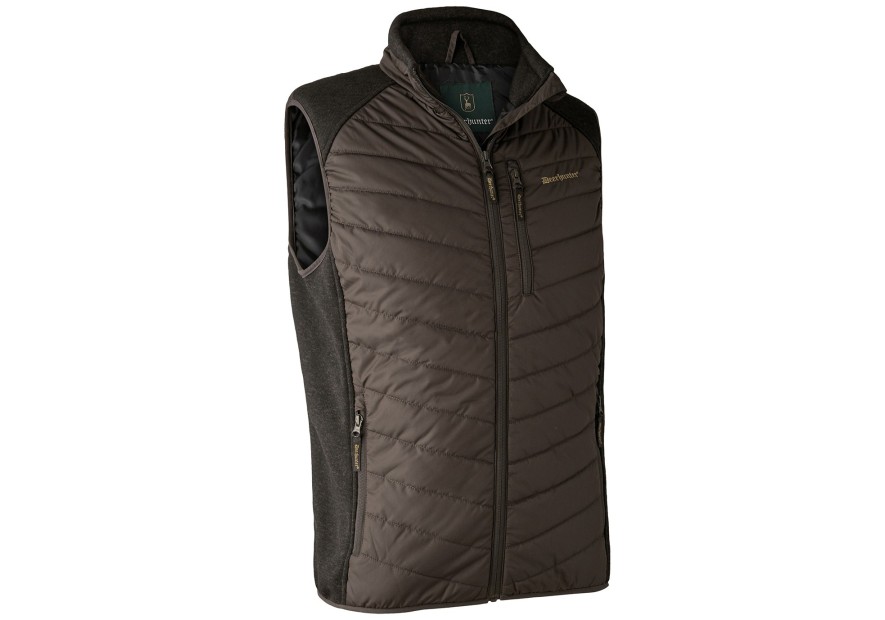 Gilet matelassé Deerhunter Moor marron