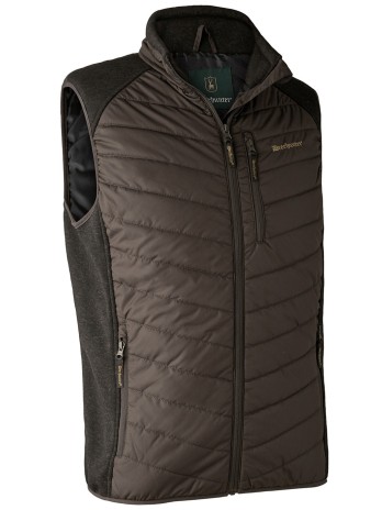 Gilet matelassé Deerhunter Moor marron
