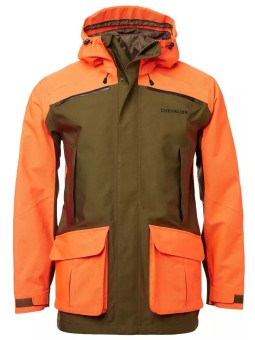 veste traque vert orange femme