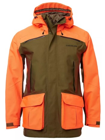 veste traque vert orange femme