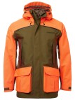 veste traque vert orange femme