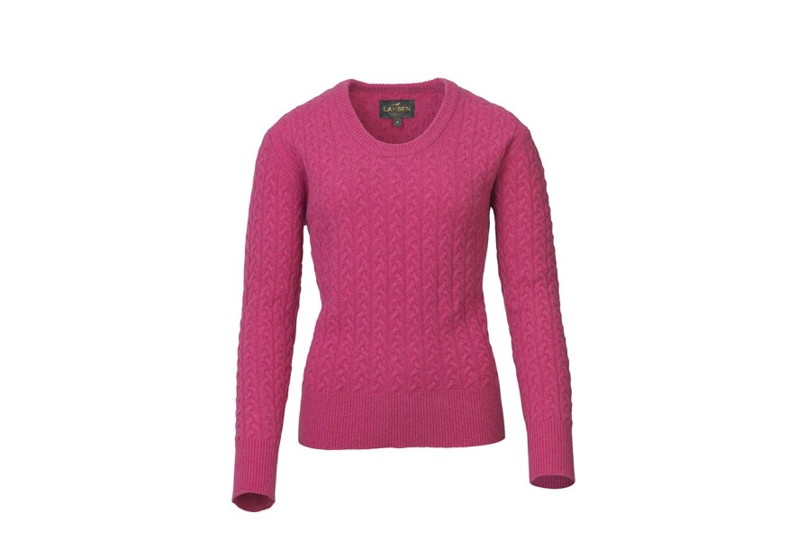 Pull femme Laksen Burleigh rose