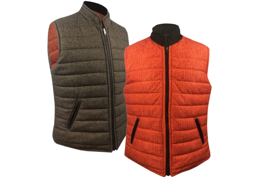 Gilet tweed réversible Jumfil Skye