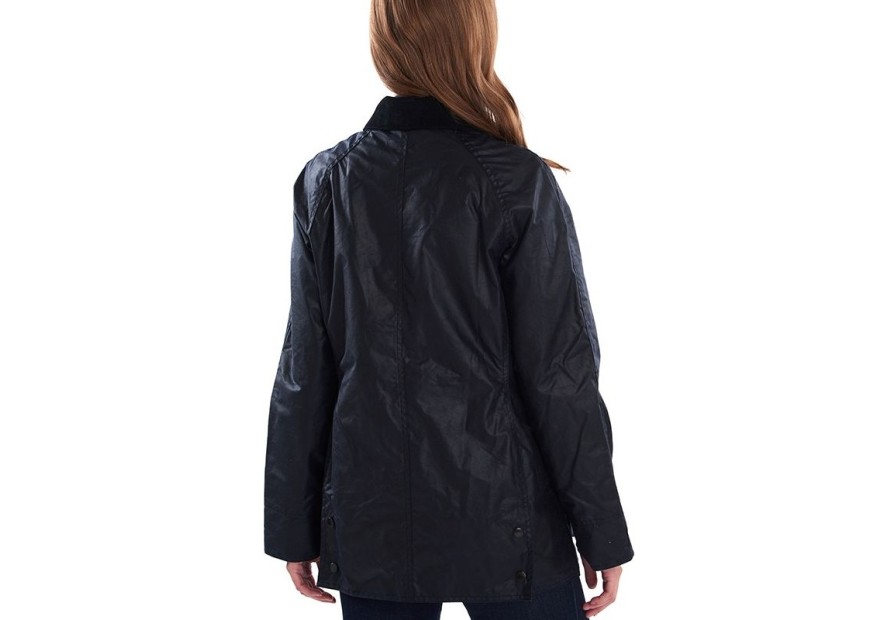 Veste huilée femme Barbour Beadnell bleu marine