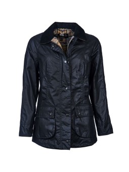 Veste huilée femme Barbour Beadnell bleu marine