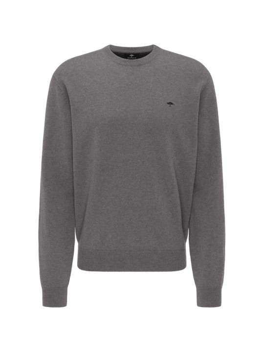 Pull Fynch-Hatton à col rond gris