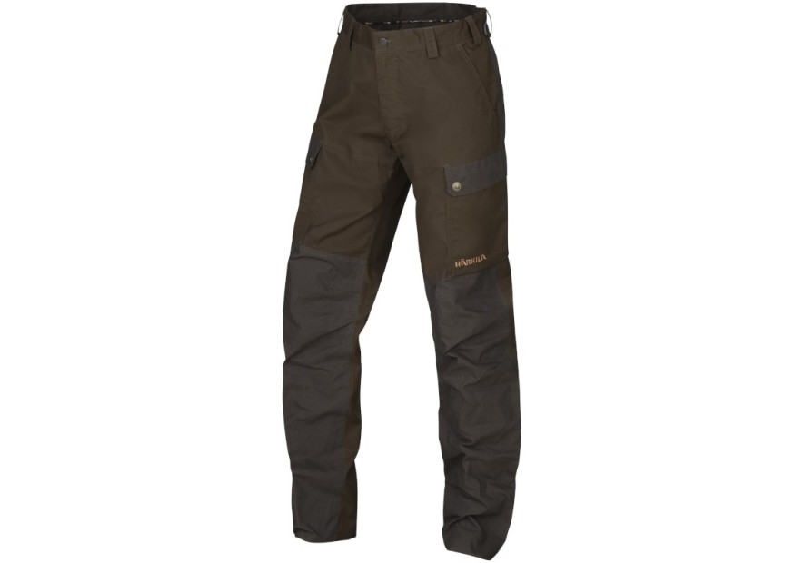 Pantalon Härkila Asmund vert-marron