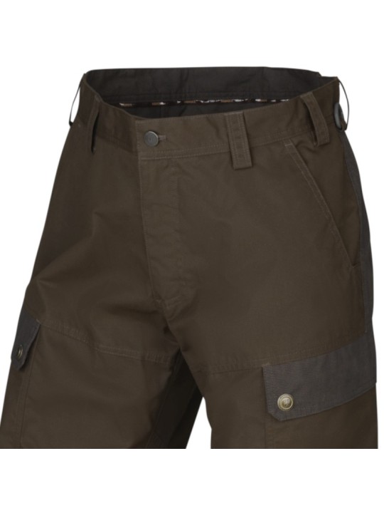 Pantalon Härkila Asmund vert-marron