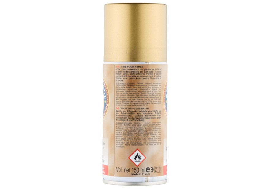 Spray cire spéciale crosse bois Armistol