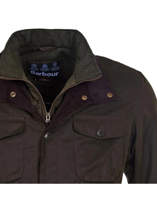 Veste huilée Barbour Ogston vert Olive