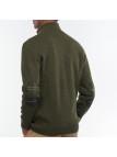 Pull col zippé Barbour Holden olive