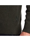 Pull col zippé Barbour Holden olive