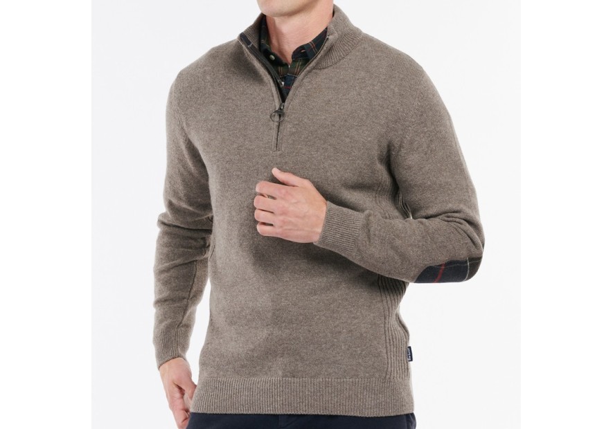 Pull col zippé Barbour Holden