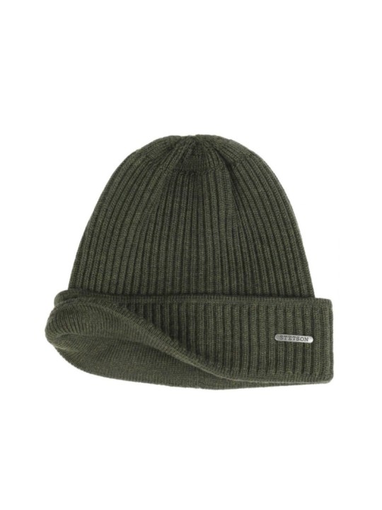 Bonnet Stetson mérinos vert