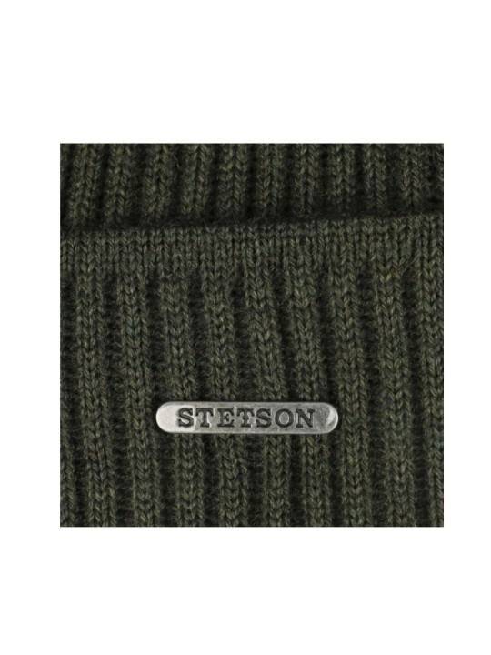 Bonnet Stetson mérinos vert