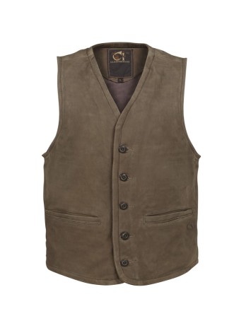 Gilet en cuir Brice Club Interchasse