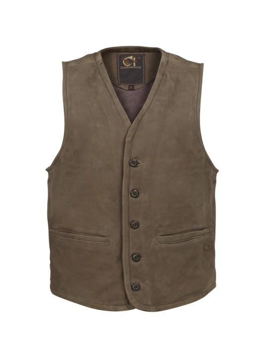 Gilet en cuir Brice Club Interchasse