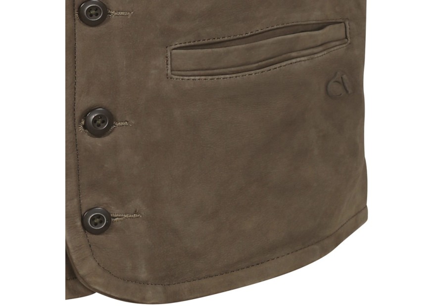 Gilet en cuir Brice Club Interchasse