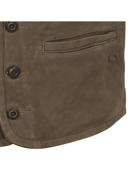 Gilet en cuir Brice Club Interchasse