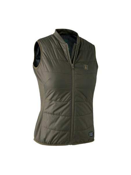 Gilet chauffant femme Deerhunter Heat vert