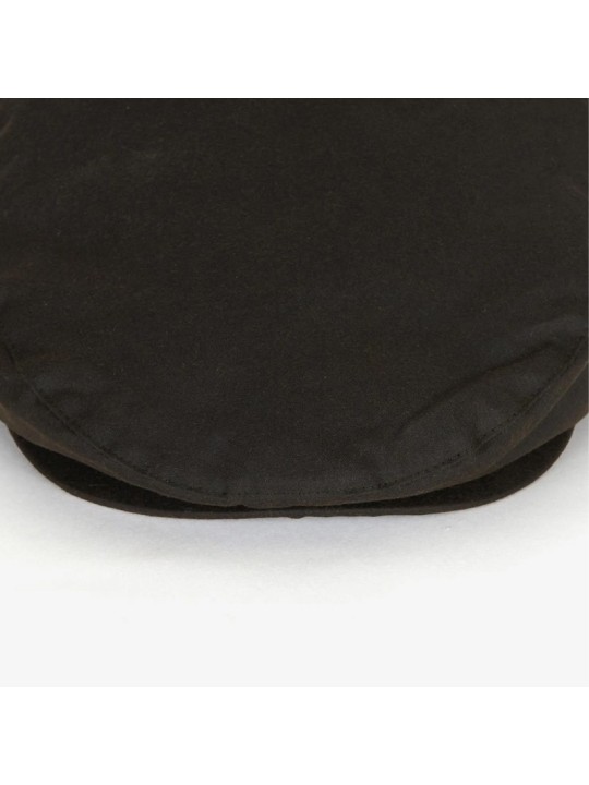 Casquette Barbour en coton huilé vert olive