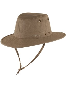 Chapeau Scippis en toile été kaki