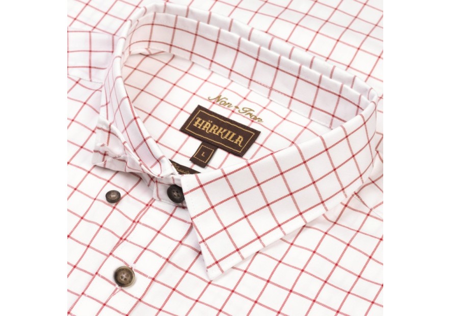 Chemise Stenstorp Härkila rouge