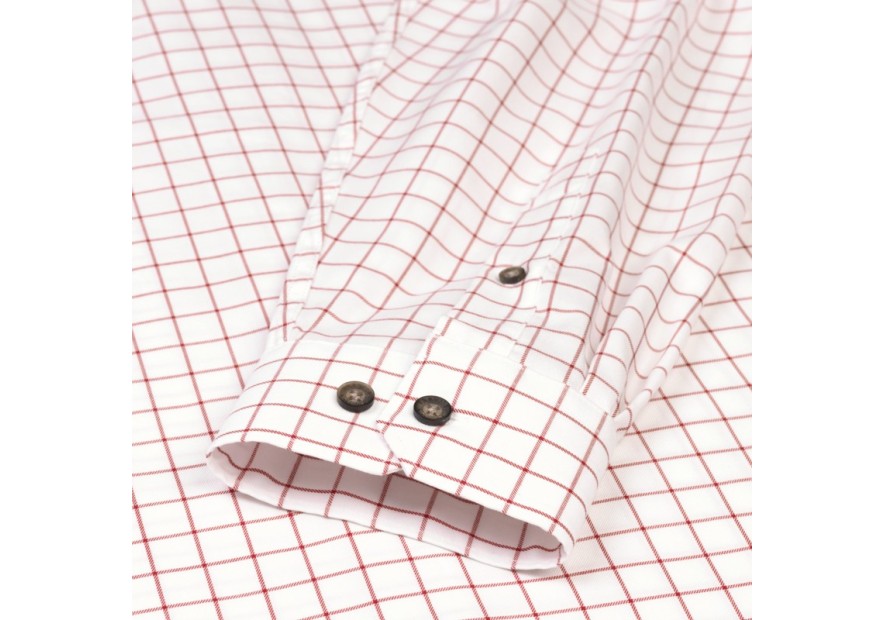 Chemise Stenstorp Härkila rouge