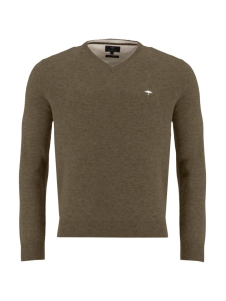 Pull mérinos Fynch-Hatton vert-kaki