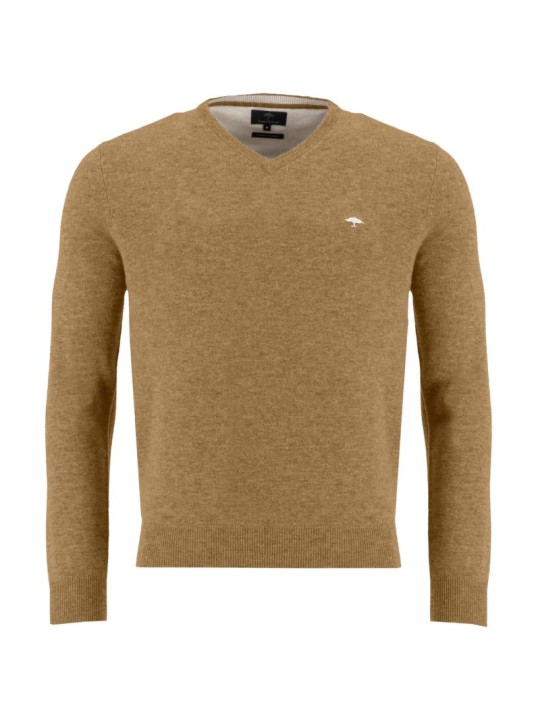 Pull mérinos Fynch-Hatton camel