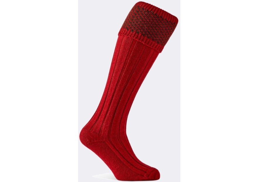 Chaussettes Pennine Penrith rouge ruby
