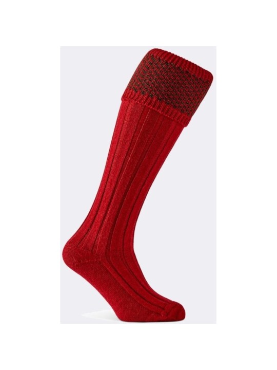 Chaussettes Pennine Penrith rouge ruby