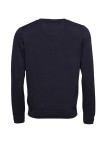 Pull en maille fine col V Fynch-Hatton navy