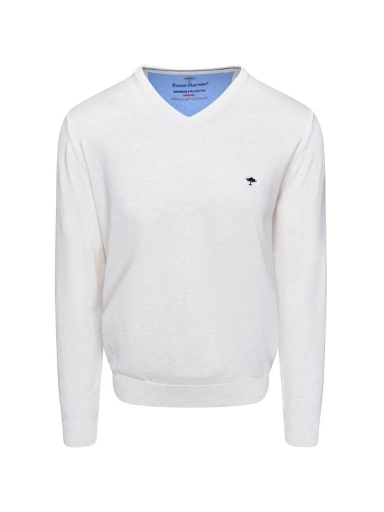 Pull blanc cassé Fynch-Hatton