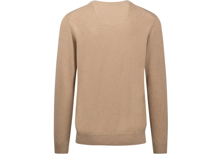 pull col en V Fynch-Hatton sable