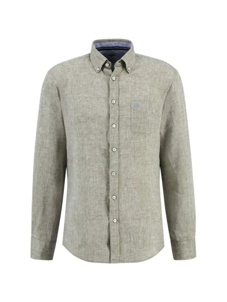 Chemise en lin olive Fynch-Hatton