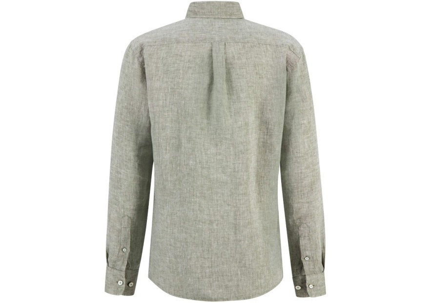 Chemise en lin olive Fynch-Hatton